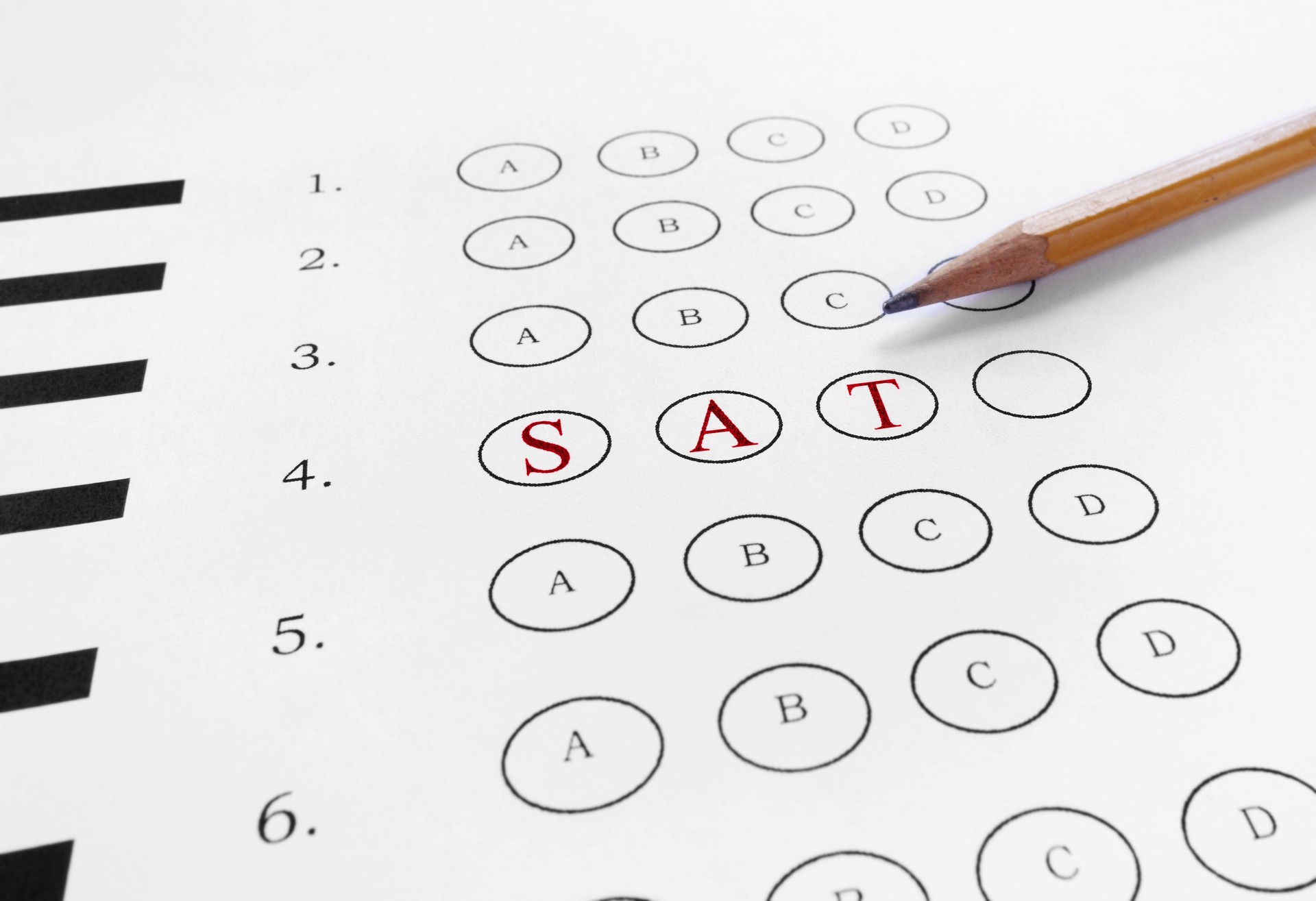 mutiple choice SAT